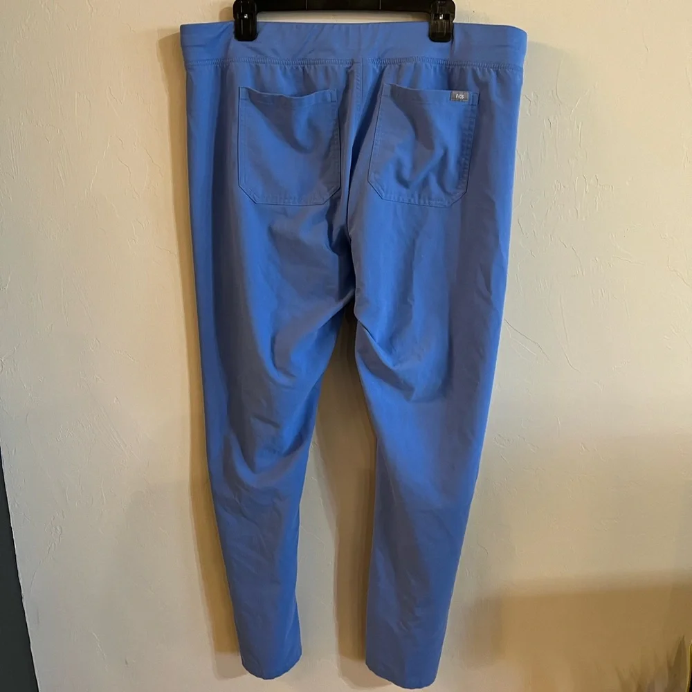 FIGS women's Livingston basic Ceil Blue Scrub pant XL - Picture 3 of 3